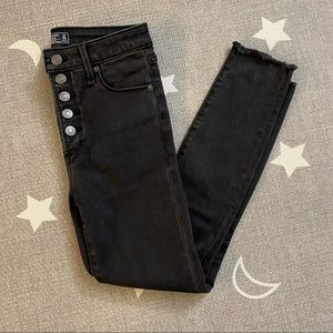 Anercrombie High Rise Super Skinny Ankle Jeans